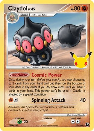 Image of Claydol 015/106  - Holofoil Celebrations Classic Collection - Classic Collection