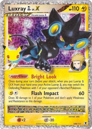 Image of Luxray GL LV.X 109/111  - Holofoil Celebrations Classic Collection - Classic Collection