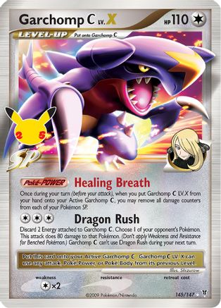 Image of Garchomp C LV.X 145/147  - Holofoil Celebrations Classic Collection - Classic Collection