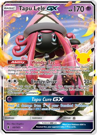 Image of Tapu Lele GX 060/145  - Holofoil Celebrations Classic Collection - Classic Collection