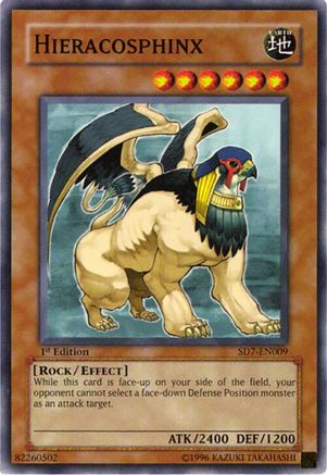 Image of Hieracosphinx (SD7-EN009) - Structure Deck: Invincible Fortress 1st Edition