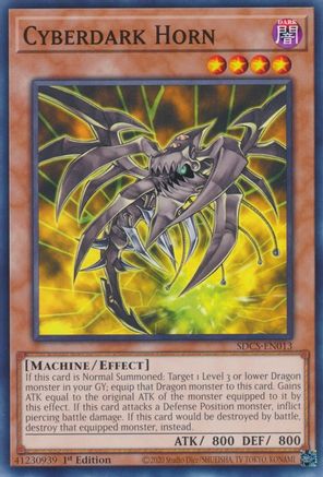 Image of Cyberdark Horn (SDCS-EN013) - Structure Deck: Cyber Strike 1st Edition