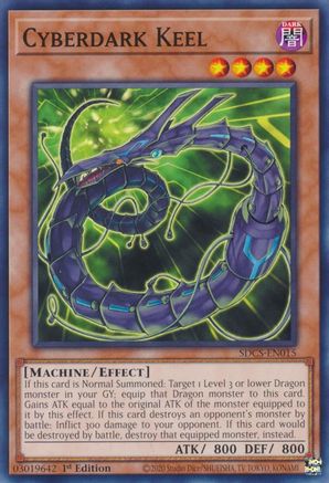 Image of Cyberdark Keel (SDCS-EN015) - Structure Deck: Cyber Strike 1st Edition