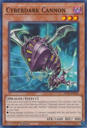 Image of Cyberdark Cannon (SDCS-EN016) - Structure Deck: Cyber Strike Unlimited