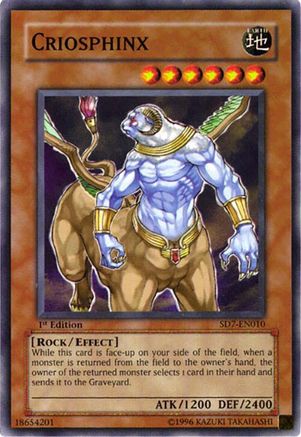 Image of Criosphinx (SD7-EN010) - Structure Deck: Invincible Fortress Unlimited