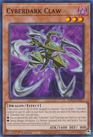 Image of Cyberdark Claw (SDCS-EN017) - Structure Deck: Cyber Strike Unlimited