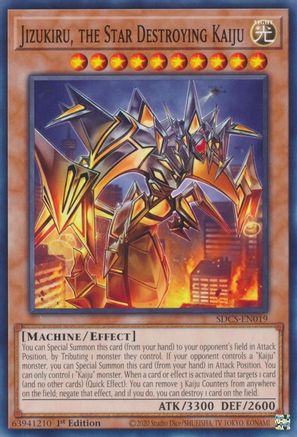 Image of Jizukiru, the Star Destroying Kaiju (SDCS-EN019) - Structure Deck: Cyber Strike 1st Edition