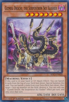 Image of Gizmek Orochi, the Serpentron Sky Slasher (SDCS-EN020) - Structure Deck: Cyber Strike 1st Edition