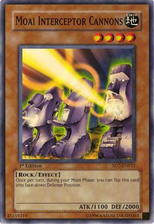 Image of Moai Interceptor Cannons (SD7-EN011) - Structure Deck: Invincible Fortress Unlimited