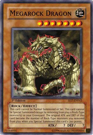 Image of Megarock Dragon (SD7-EN012) - Structure Deck: Invincible Fortress 1st Edition