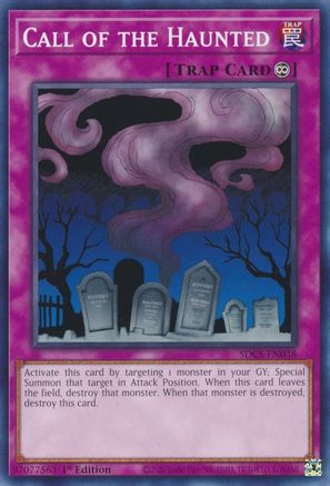 Image of Call of the Haunted (SDCS-EN038) - Structure Deck: Cyber Strike Unlimited