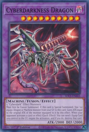 Image of Cyberdarkness Dragon (SDCS-EN043) - Structure Deck: Cyber Strike 1st Edition