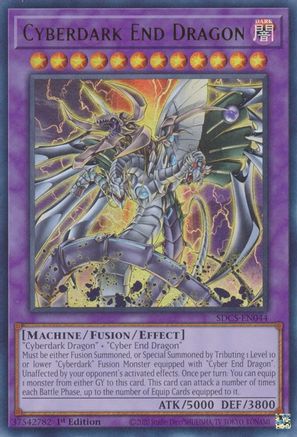 Image of Cyberdark End Dragon (SDCS-EN044) - Structure Deck: Cyber Strike Unlimited