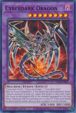 Image of Cyberdark Dragon (SDCS-EN045) - Structure Deck: Cyber Strike Unlimited