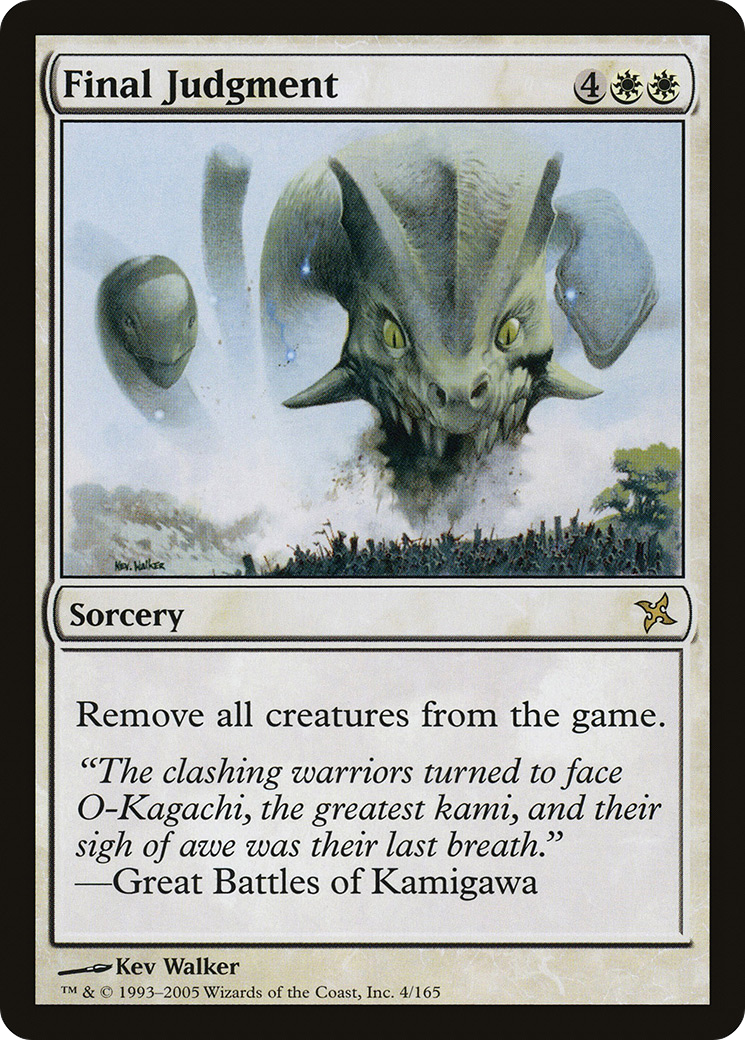 Image of Final Judgment (BOK-004) - Betrayers of Kamigawa Foil