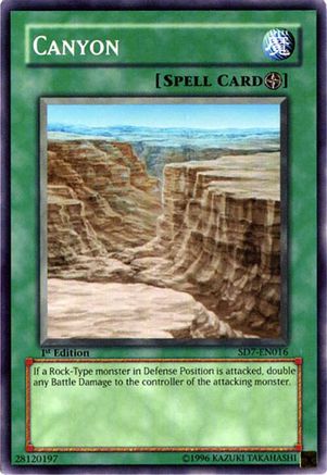 Image of Canyon (SD7-EN016) - Structure Deck: Invincible Fortress Unlimited