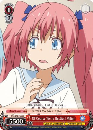 Image of Of Course We're Besties! Milim (TSK/S82-E060 C) - That Time I Got Reincarnated as a Slime Vol.2