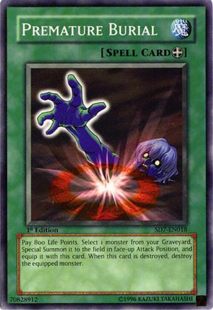 Image of Premature Burial (SD7-EN018) - Structure Deck: Invincible Fortress 1st Edition