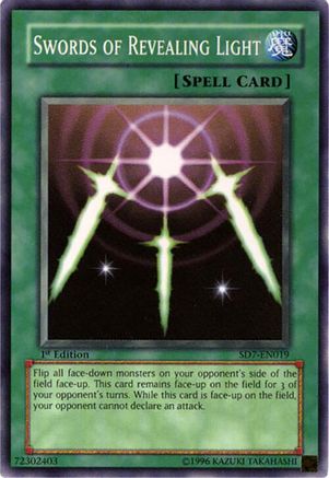 Image of Swords of Revealing Light (SD7-EN019) - Structure Deck: Invincible Fortress Unlimited
