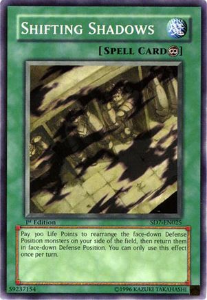 Image of Shifting Shadows (SD7-EN025) - Structure Deck: Invincible Fortress 1st Edition