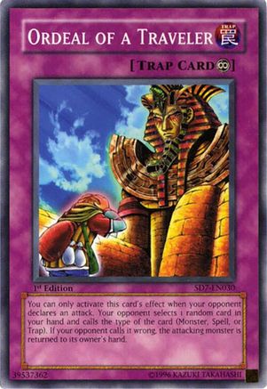 Image of Ordeal of a Traveler (SD7-EN030) - Structure Deck: Invincible Fortress 1st Edition
