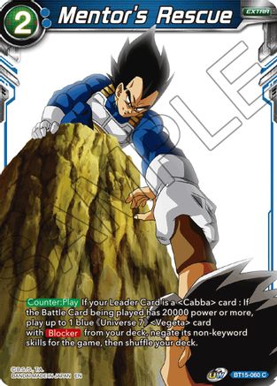 Image of Mentor's Rescue (BT15-060) - Saiyan Showdown