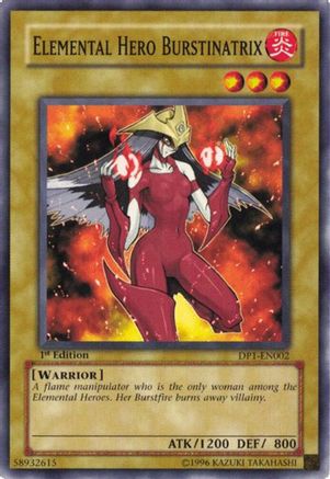 Image of Elemental Hero Burstinatrix (DP1-EN002) - Duelist Pack 1: Jaden Yuki Unlimited
