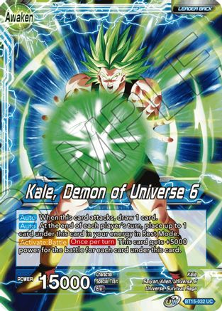 Image of Kale // Kale, Demon of Universe 6 (BT15-032) - Saiyan Showdown