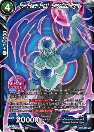 Image of Full-Power Frost, Embodied Might (BT15-051) - Saiyan Showdown