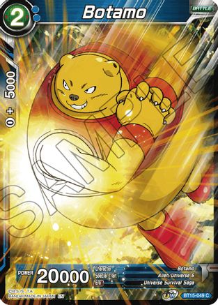 Image of Botamo (BT15-049) - Saiyan Showdown Foil