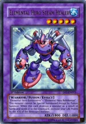 Image of Elemental Hero Steam Healer (DP1-EN013) - Duelist Pack 1: Jaden Yuki 1st Edition