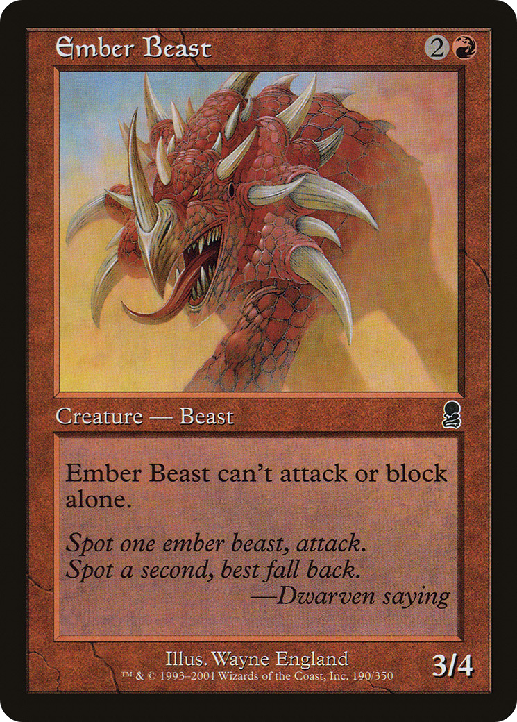 Image of Ember Beast (ODY-190) - Odyssey