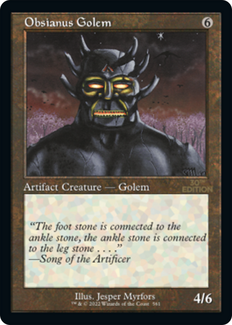 Image of Obsianus Golem (Retro Frame) (30A-561) - 30th Anniversary Edition