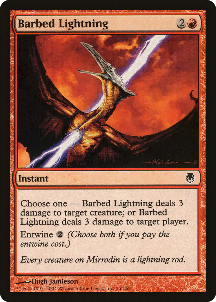 Image of Barbed Lightning (DST-055) - Darksteel