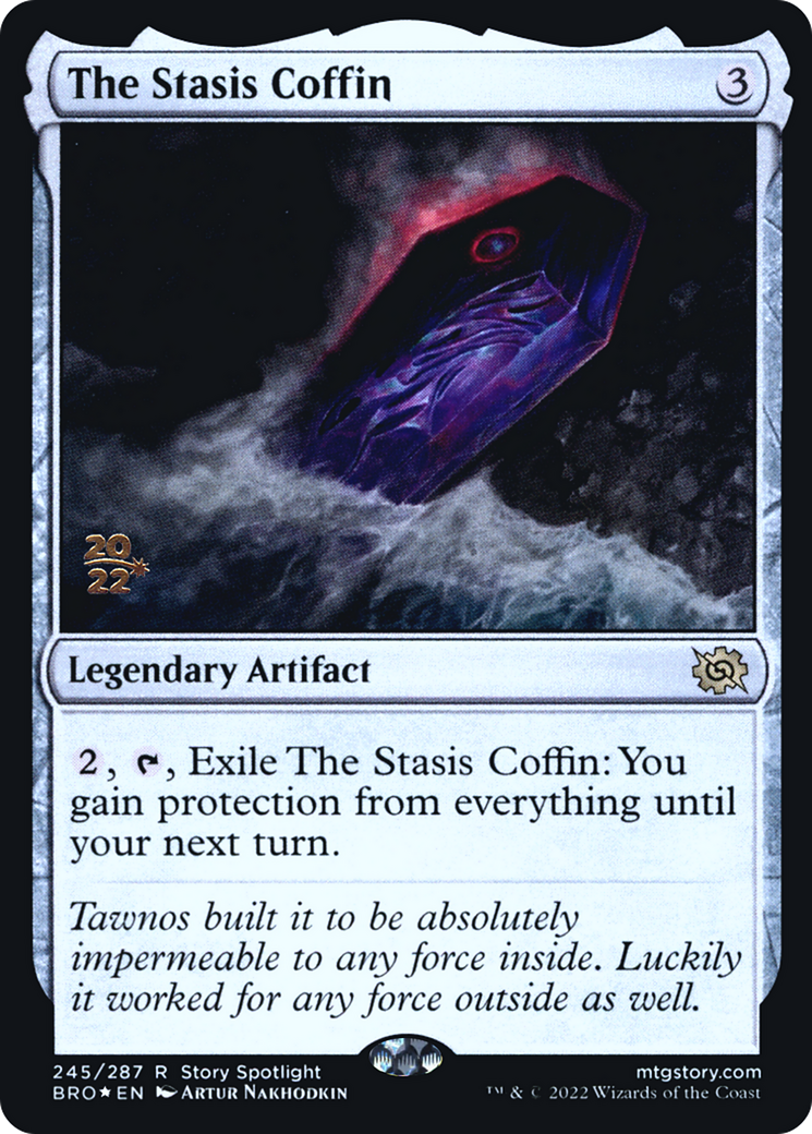 Image of The Stasis Coffin (PRE-245) - The Brothers' War Promos Foil