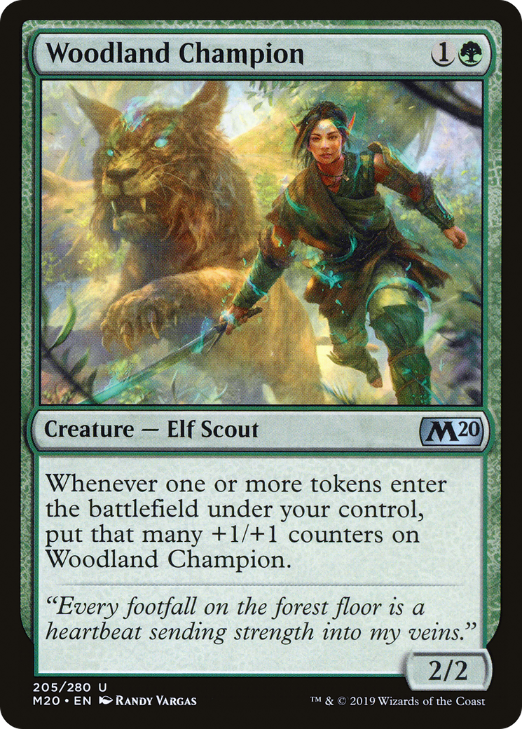 Image of Woodland Champion (M20-205) - Core Set 2020