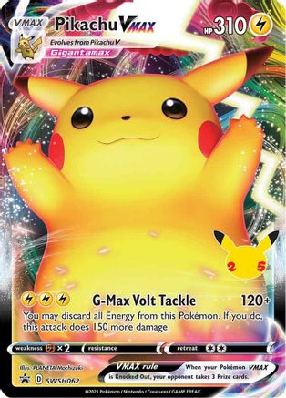 Image of Pikachu VMAX SWSH062  - Holofoil SWSH Sword & Shield Promo Cards - Promo