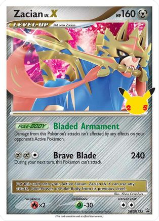 Image of Zacian LV. X SWSH135  - Holofoil SWSH Sword & Shield Promo Cards - Promo
