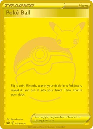 Image of Poke Ball SWSH146  - Holofoil SWSH Sword & Shield Promo Cards - Promo