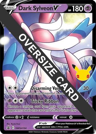 Image of Dark Sylveon V SWSH134  - Holofoil Jumbo Cards - Promo