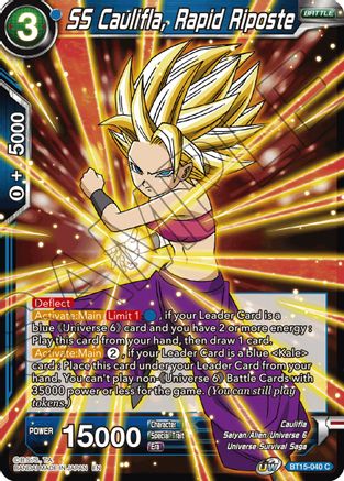 Image of SS Caulifla, Rapid Riposte (BT15-040) - Saiyan Showdown