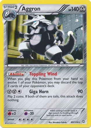 Image of Aggron 080/124  - Holofoil Blister Exclusives - Promo