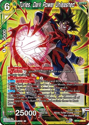Image of Turles, Dark Power Unleashed (BT15-150) - Saiyan Showdown Foil