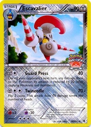 Image of Escavalier 080/101  - Reverse Holofoil League & Championship Cards - Promo