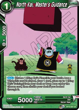 Image of North Kai, Master's Guidance (BT15-081) - Saiyan Showdown
