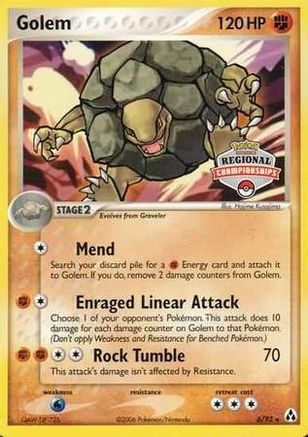 Image of Golem 006/92  League & Championship Cards - Promo
