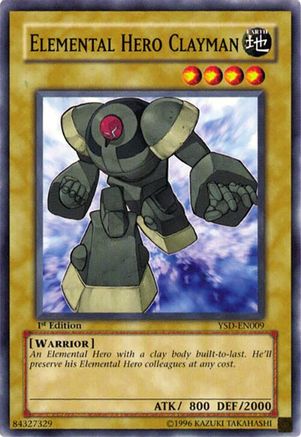 Image of Elemental Hero Clayman (YSD-EN009) - Starter Deck 2006 Unlimited