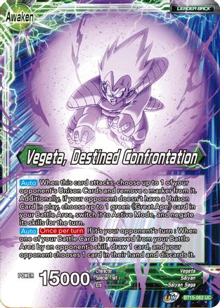 Image of Vegeta // Vegeta, Destined Confrontation (BT15-062) - Saiyan Showdown