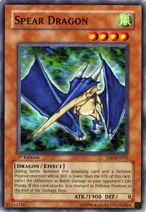 Image of Spear Dragon (YSD-EN015) - Starter Deck 2006 1st Edition