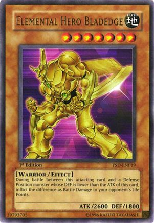 Image of Elemental Hero Bladedge (YSD-EN019) - Starter Deck 2006 Unlimited